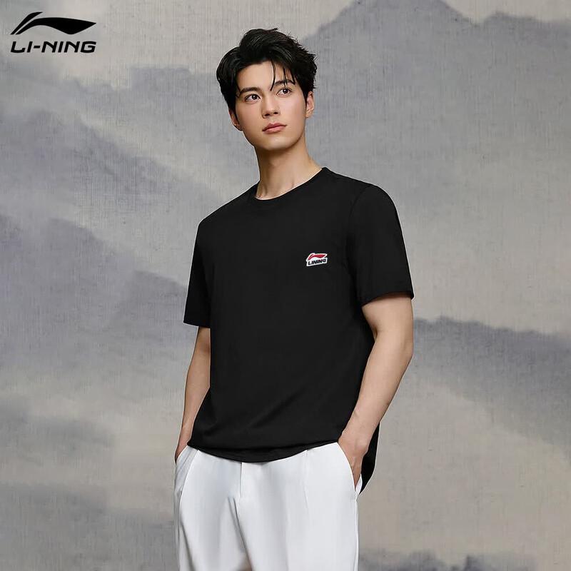 Li-Ning Мужская повседневная футболка с коротким рукавом