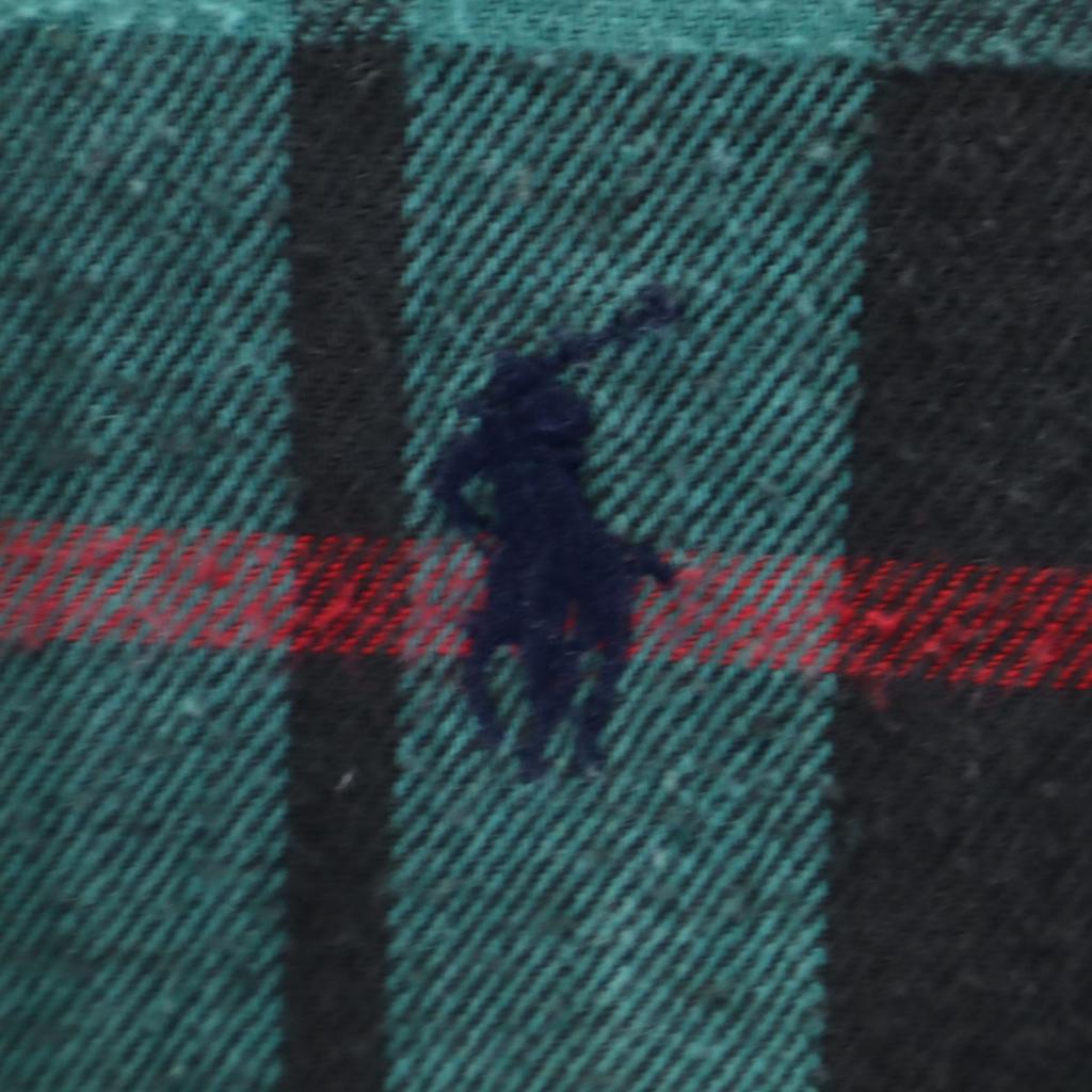 POLO COUNTRY RALPH LAUREN 80-е 90-е Винтажная рубашка из хлопка с длинным рукавом в клетку тартан Мужская Б/у