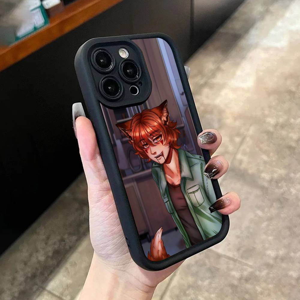 Чехол для телефона Ren Hana Boyfriend To Death для iPhone 17,16,15,14,13,12,11,Pro,Max,Plus,X,XS,SE4,E,Mini Черный Утолщенная рамка Чехол