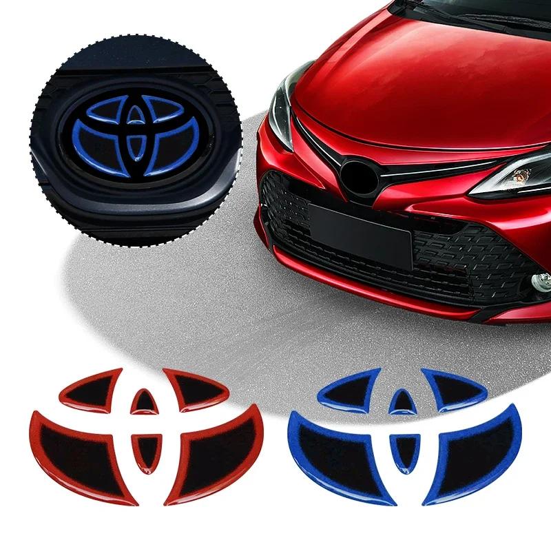 Для Toyota RAV4 Camry CHR Corolla Levin Allion Декоративные наклейки на решетку Автомобильный передний задний значок логотип Наклейка