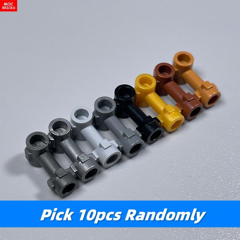 10 шт./лот Деталь-коннектор MOC Brick Стержень 1L с верхней и 2 боковыми пинами 92690 Модель фигурки Строительные блоки Игрушки Подарки для детей