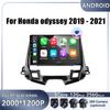 9-дюймовый 4G Android OS для Honda Odyssey 2019 2020 2021 автомобильный радиоприемник стерео мультимедиа видео GPS навигатор плеер QLED экран BT 5.0