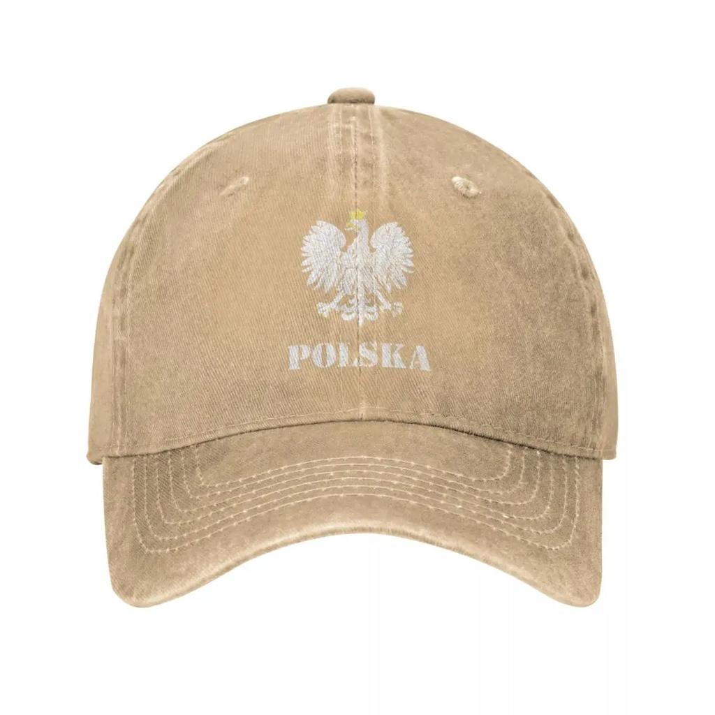 Vintage Polska Vintage Poland Polish Flag Baseball Cap Distressed Denim Snapback Cap Polish Eagle Outdoor Activities Caps Hat