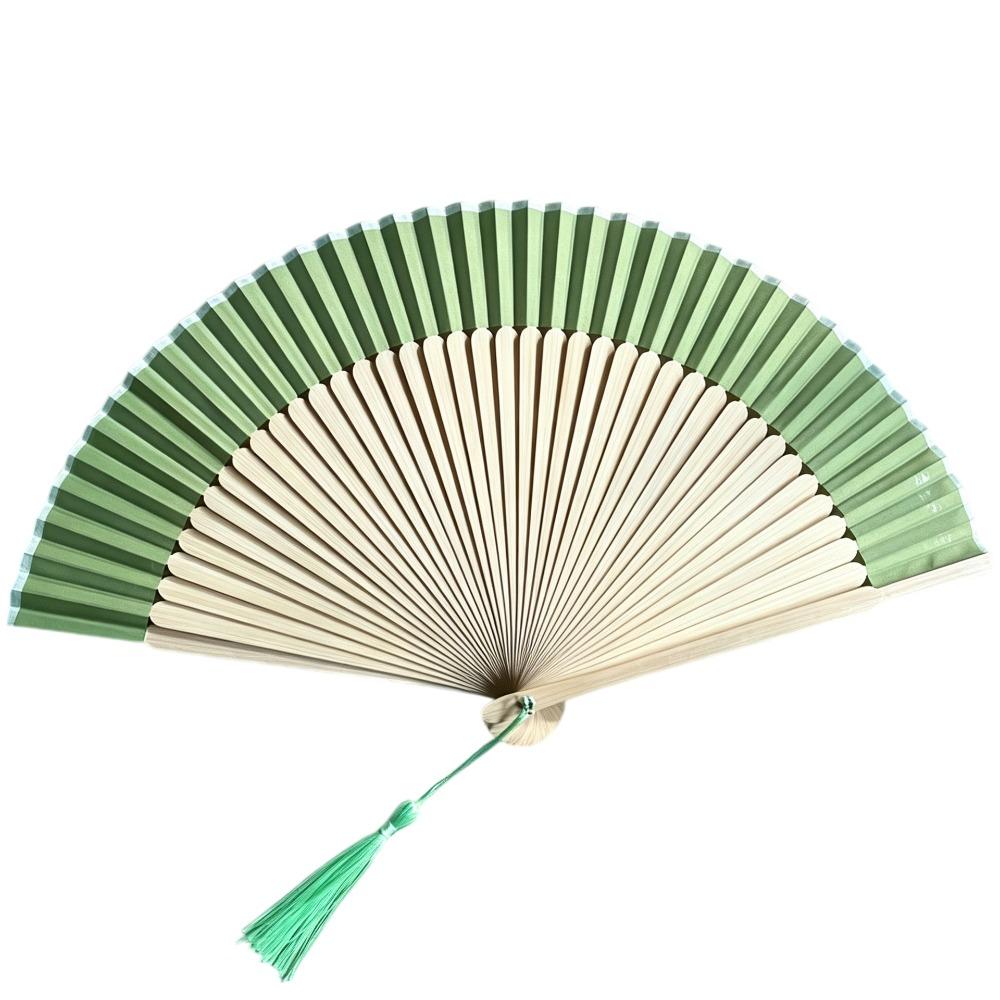 Cotton Linen Cloth Folding Hand Fan Japanese Style Handheld Fan New Chinese Style Fan  Gift Giving
