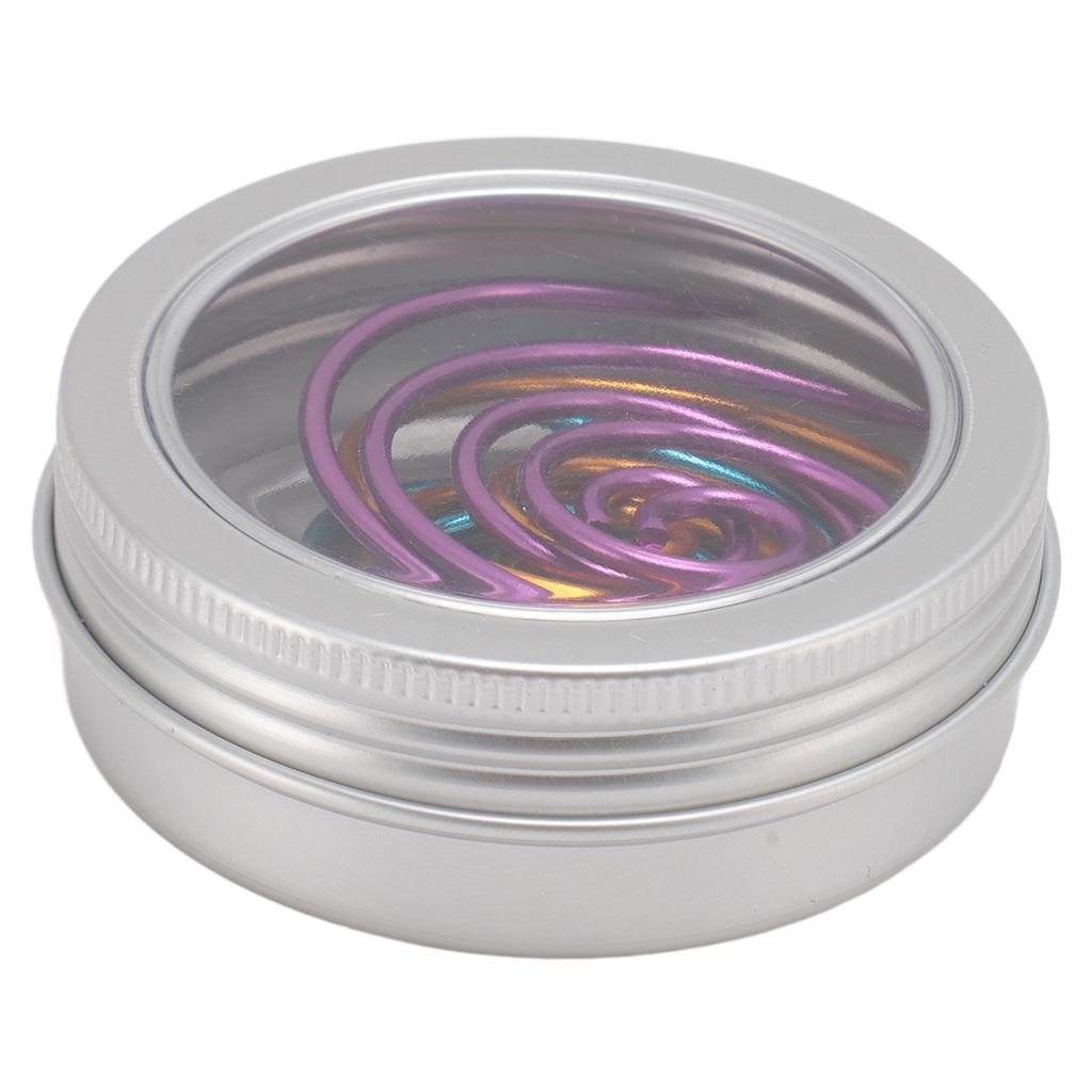 9Pcs Spiral Cable Knitting Needle Metal Circular Knitting Needle Cable Needle Shawl Pin with