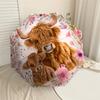 1PC Highland+Cow Umbrella-8-Rib Reinforced, Automatic Open, Lightweight & Durable, Cute Fashion Accessory for Outdoor-F2632