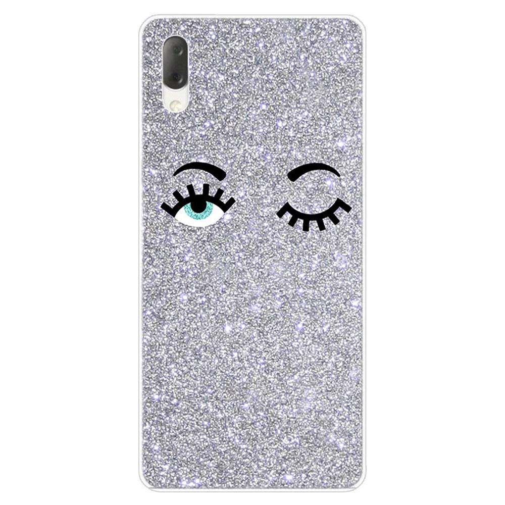 Жесткий чехол с милым мультяшным подмигивающим глазом для Sony Xperia L1 L2 L3 X XA XA1 XA2 Ultra E5 XZ XZ1 XZ2 Compact XZ3 M4 Aqua Z3 Z5 Premium