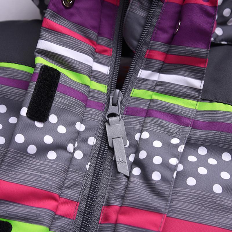 Зимний костюм для девочек VALIANLY, зимний детский зимний комбинезон для девочек, лыжная куртка, штаны, комплект из 2 предметов, толстые теплые лыжные комплекты