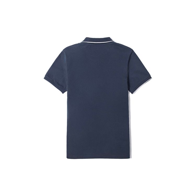 Timberland Рубашка поло Slim Fit с коротким рукавом, мужские топы, темно-сапфирово-синяя A1ZK3433