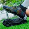 Men's High Quality Football Boots Professional AG/FG Soccer Shoes Kids Anti-Skip Training Soccer Cleats High Top Cleats 2025 New