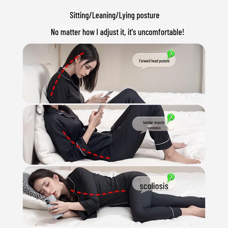 AUX Multi-functional Massage Pillow for Neck, Shoulder & Back with Heat CN plug (adapter included)