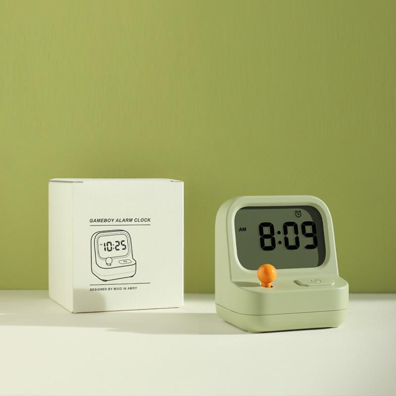 Ретро-будильник с обратным отсчетом и ЖК-дисплеем с подсветкой, будильник с функцией повтора сигнала, подарок для детей