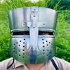 Solaire Crusader Helmet  Medieval Knight Great Helm Dark Souls Inspired Armor Helmet for Cosplay, LARP  Collectors  Best Gift For Him