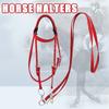 Регулируемый ремень Конские недоуздки Утолщенная конская уздечка Тренировочная веревка Конская экипировка