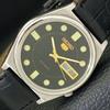 Б/У винтажные мужские часы SEIKO 5 AUTOMATIC 7019A из Японии с черным циферблатом a433843-2 R119-a433843