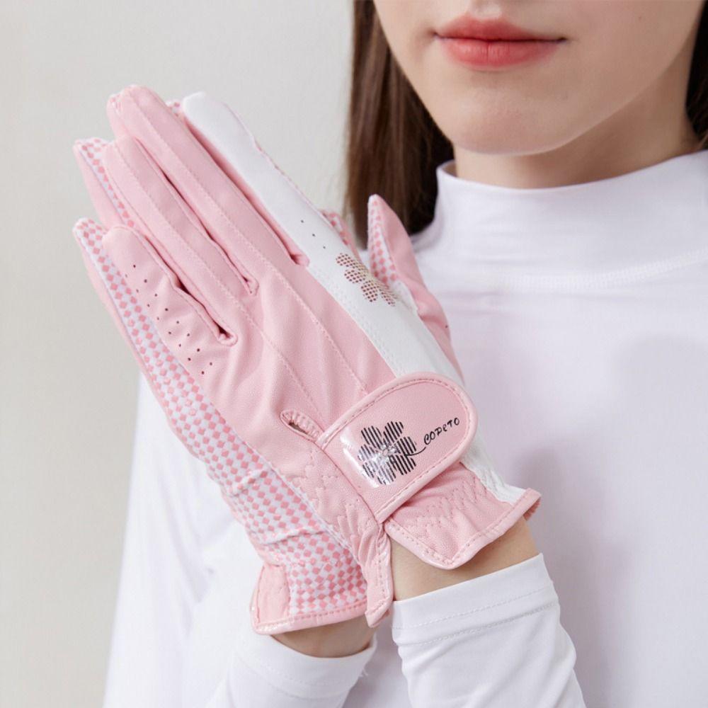 Breathable Full Finger Golf Gloves Wear Resistant Golf Mittens Sport Gloves  Palm Protection