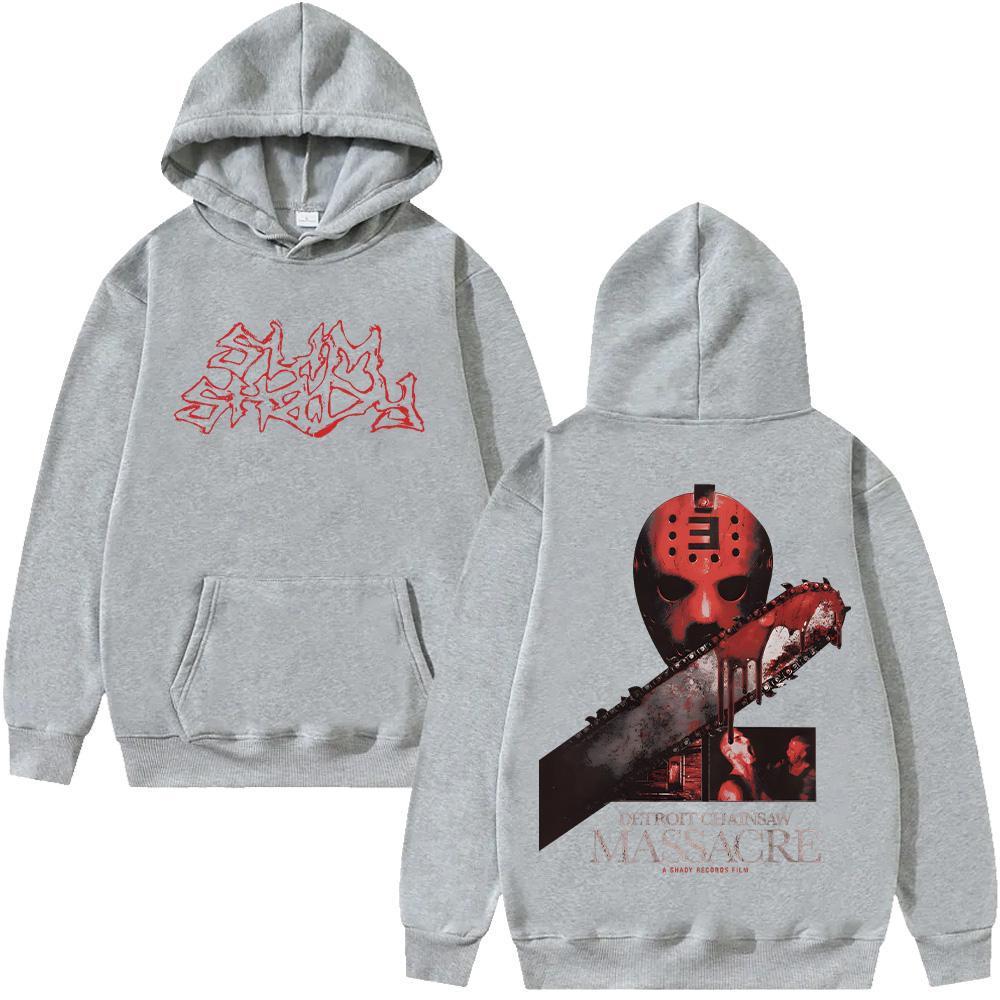 Худи Eminem Massacre Мужское Повседневное Винтажное Пуловер Мужское Хип-хоп Худи Мужская Мода Толстовка Готика Унисекс Уличная Одежда
