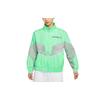 Sportswear Woven Jacket With Stand Collar And Panel Design Women Outerwear Green CZ8849-342