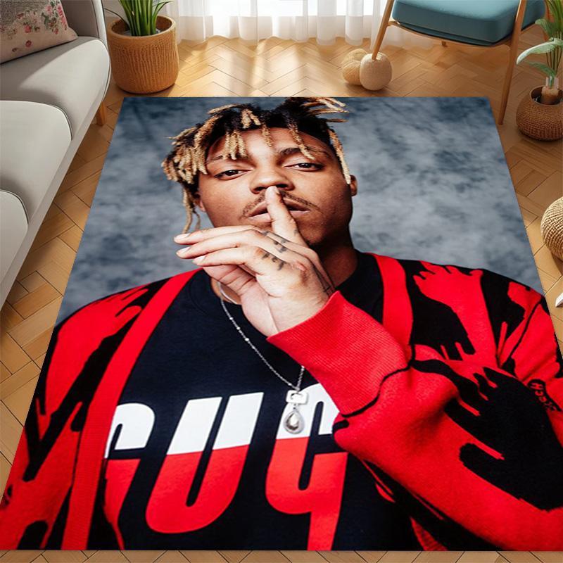 Juice Wrld: Ковер Legacy Music Passion с печатью Подходит для всех сезонов Коврик для ванной Модная подушка для офисного кресла