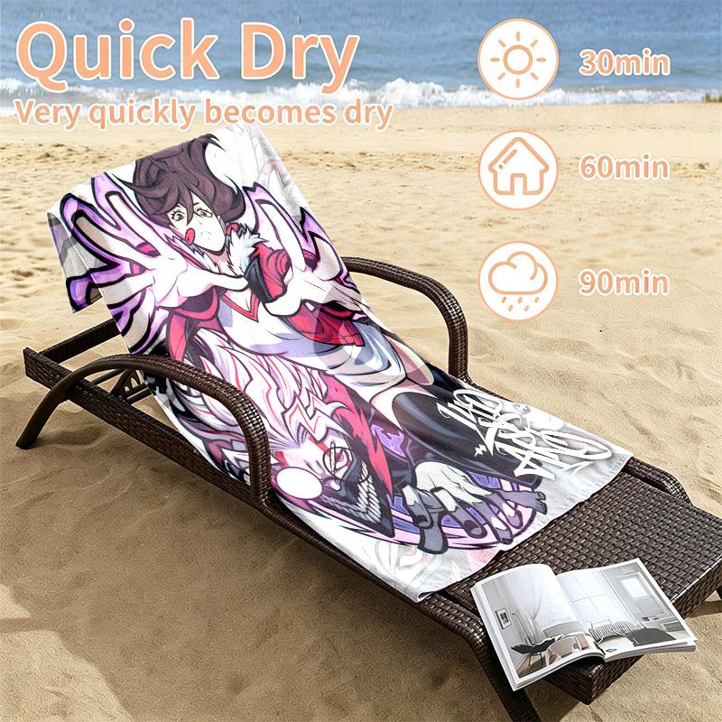 Dandadan Beach towels also serve as bath towels summer essential a musthave for the outdoors the beach and the pool