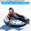 Inflatable Ski Ring Durable Waterproof Fast Inflation Easy Storage Eco-friendly Snow Sled for Kids Adults