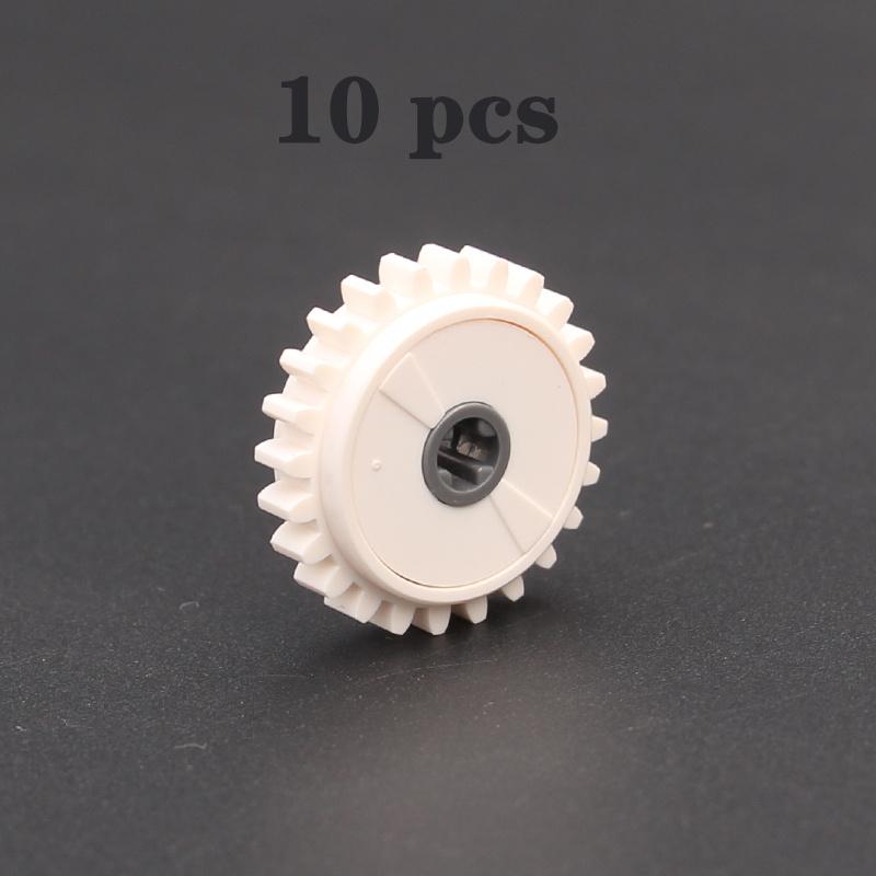Серия MOC Gear Поворотная платформа с шестернями Зубчатая рейка и шестеренчатый дифференциал Высокотехнологичные детали Строительные блоки из мелких частиц Игрушки