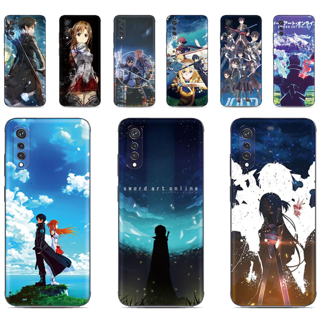 Anime Sword Art Back Cover for Sony Xperia 10 1 VII VI 5 II III IV V 2023 XZ5 XZ4 XZ3 XZ2 Compact XA1 XA2 TPU Soft Phone Case