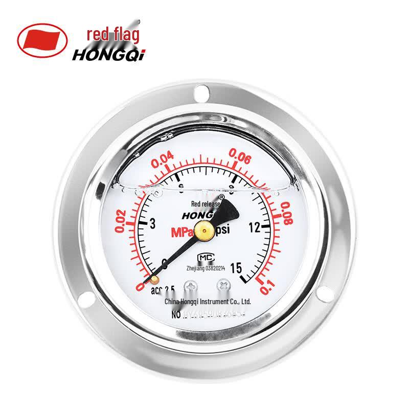 Hongqi YTN-60ZT Series Axial Vibration-Resistant Pressure Gauge