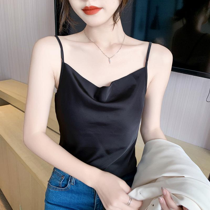 2025 Сексуальный белый топ-майка без рукавов для женщин: Элегантная летняя одежда для дома и улицы