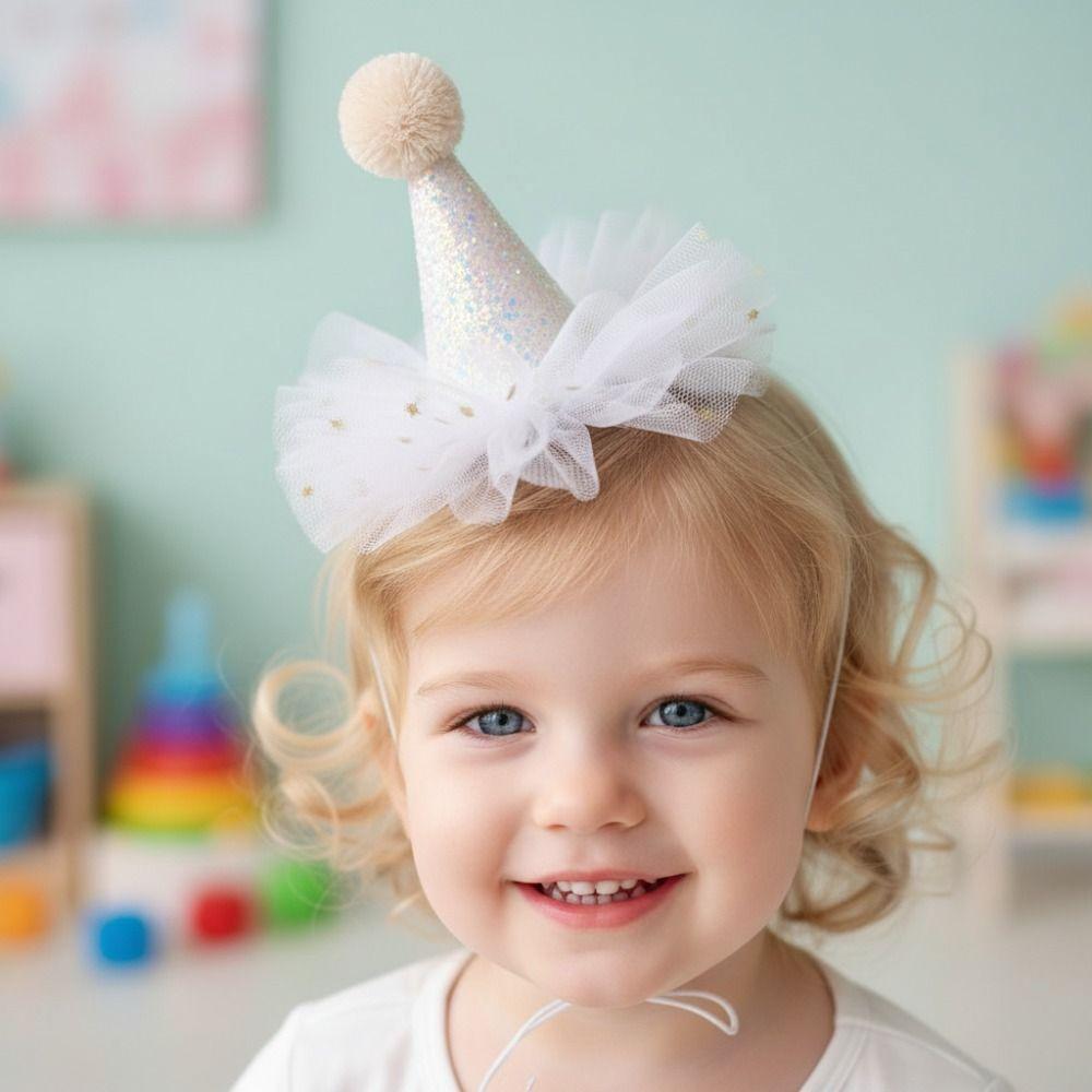 Hair Accessories Lace Headband Colorful Birthday Party Headband Birthday Photoshoot