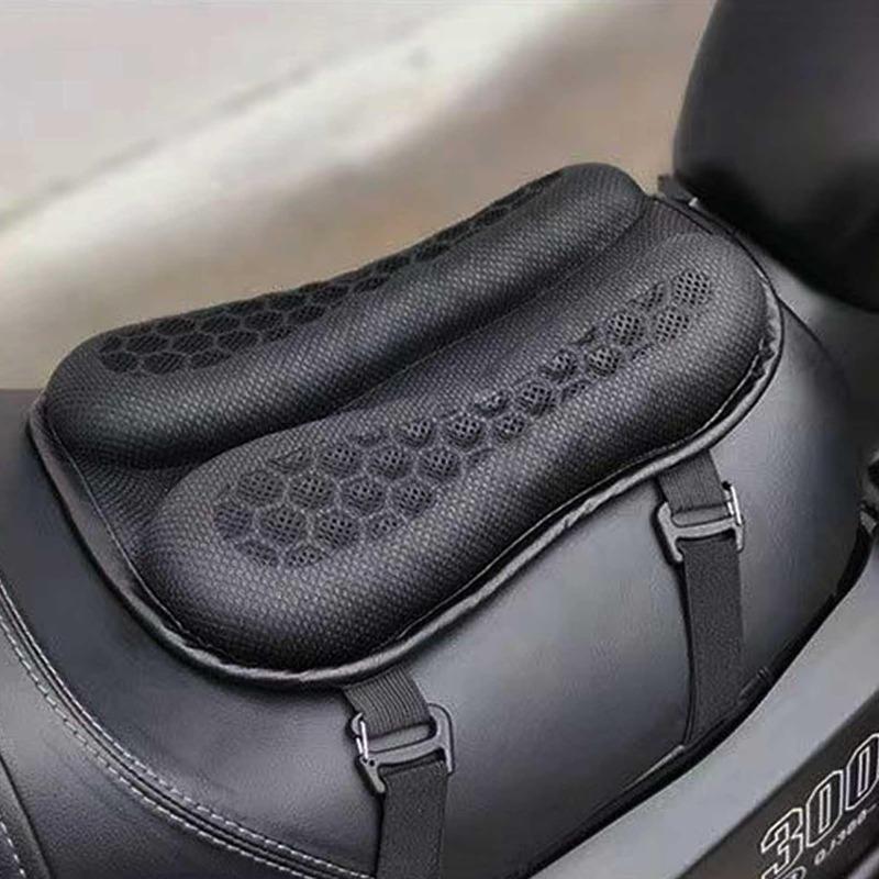 Motorcycle Seat Cushion 3D Honeycomb Anti-slip Motorcycle Gel Seat Cushion Moto Pressure Relief Ride Seat Pad Moto Accessories
