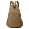 Waterproof Multifunctional Backpack Outdoor Travel Bag Solid Color Shoulder Bag Women's Chest Bag