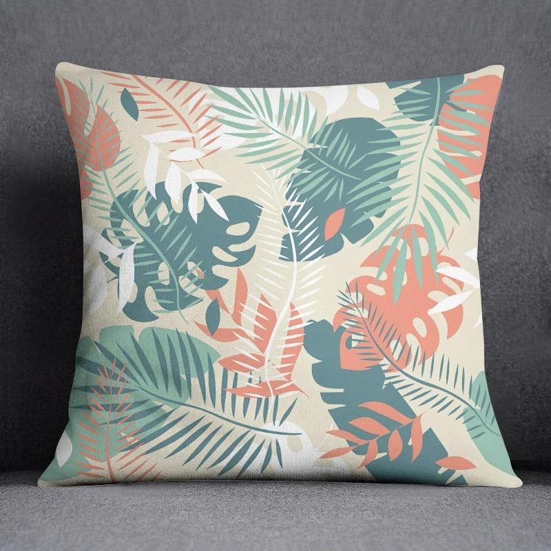 Офис Гостиная Дом Наволочка Простая Оранжевый Цветочный Узор Наволочка Украшения для Машины