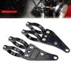 Motorcycle Black 41mm Turn Signal Clamps Headlight Mount Bracket Fork Ear Chopper Cafe Race Black Universal