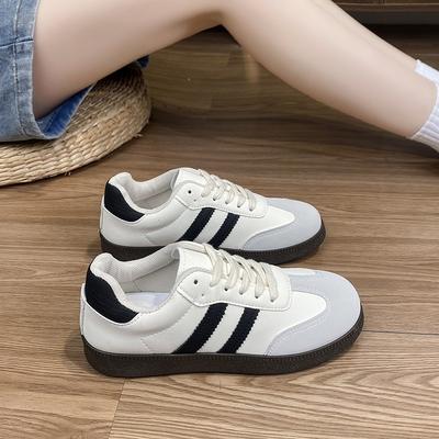 Женские кроссовки на шнуровке, вулканизированная обувь, роскошные теннисные тренировочные туфли для женщин, кожаная повседневная обувь Zapatillas Mujer2025