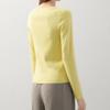 [She S miSS] Ribbed Square Neck Knit SSkpoo12570 Ye