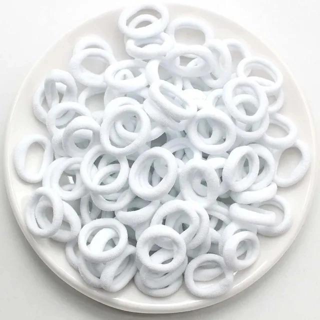 200 шт. женские и женские разноцветные нейлоновые эластичные резинки для волос, резинки для волос, резинки для волос, аксессуары для волос