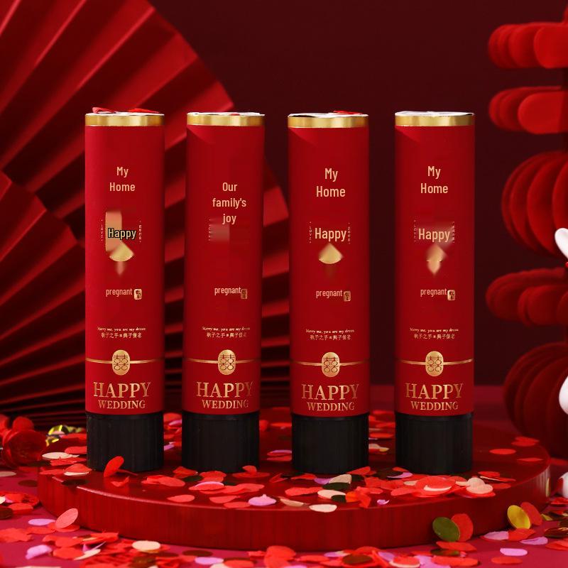 Набор свадебной конфетти-пушки: Всплывающая игра и фотореквизит