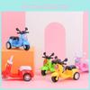 Simulation Mini Inertial Three Wheel Motorcycle Model Children Toy For Sensory And Cognitive Development