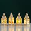 Wind Light Portable Christmas Decorations Castle Nightlight Gifts Luminous Tabletop Decoration Props