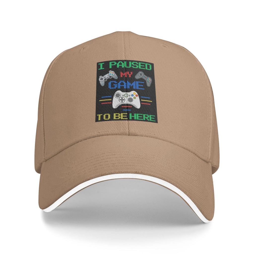 Я остановил свою игру, чтобы быть здесь Игровой контроллер Бейсболки Snapback Бейсбольные кепки Дышащая Повседневная Кепка для мужчин и женщин