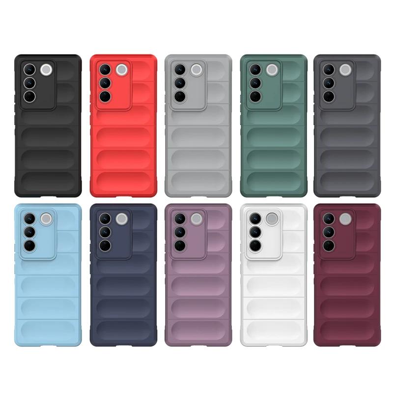 Case For VIVO S16E S16 Pro 5G Back Cover Case Soft Silicone Anti-fall Shockproof Protection Phone Cases Funda Coque