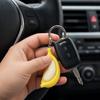 Cute Banana Fidget Keychain Mechanical Switch Push Button Clicker Stress Anxiety Relief Decompression Sensory Squeeze Fun Gift
