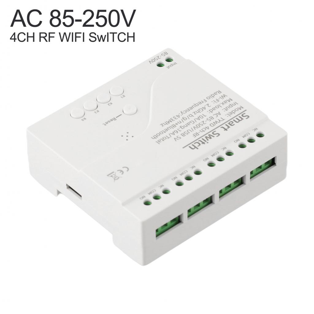 Умный для Tuya WIFI RF модуль управления переключатель 4CH релейный модуль переключатель