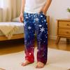 Детские мягкие удобные пижамные брюки, повседневные, с рождественским принтом, домашние штаны