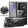 Для Samsung Galaxy S25 S24 S23 S22 S21 Ultra чехол с объективом камеры система ароматерапии металлический сплав магнитный ультратонкий защитный чехол