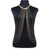 Sexy Body Chain Necklaces Tassel Alloy Long Necklace Female Jewelry
