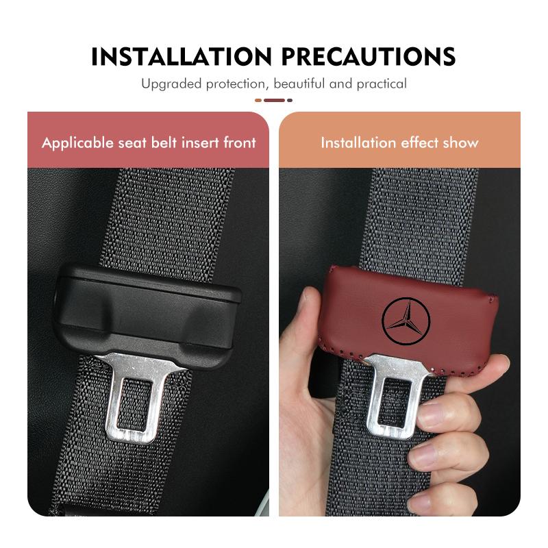AABCW1 For Benz Car Styling Seatbelt Protector Clip Anti-Collision Anti-Scratch Cover Accessories CITAN VITO SPRINTER CLS SLK Sport ML