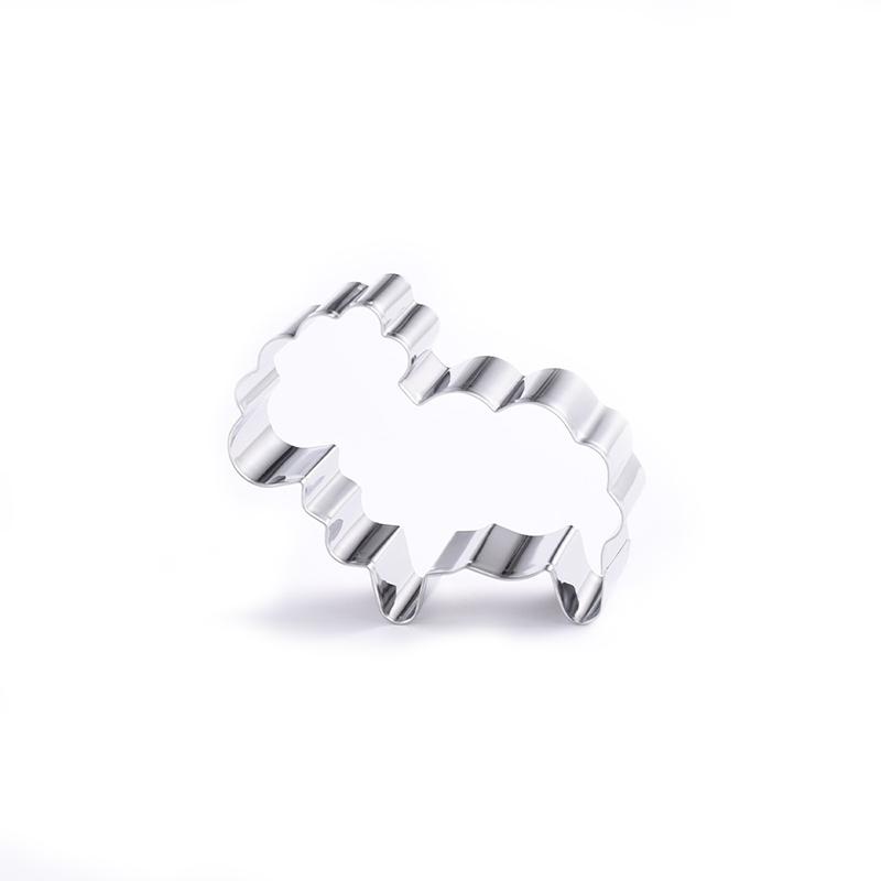 1 шт. Форма для печенья для выпечки DIY Форма для печенья повторное использование Неправильная форма торт Маленькая овечка Форма для печенья выпечка Защита окружающей среды