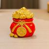 Ручная работа, фигурка счастливого кота из смолы: Милое украшение для стола и креативный офисный подарок 2025